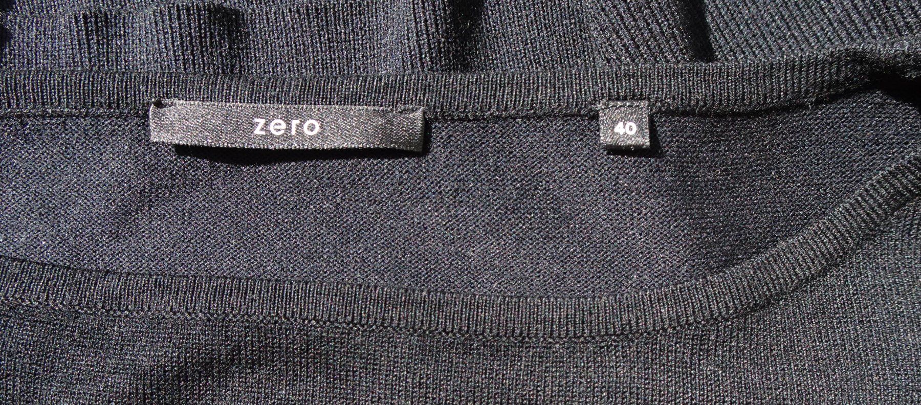 Maglioni & Felpe: Pullover schwarz Gr 40 Zero dünn Strickpullover – Usato da Winterthur venduto da blumeblau77 4