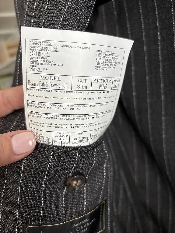 Completi, tute sportive e funzionali: Suit Supply Anzug Herren – Usato da Ennetbaden venduto da julija. 3