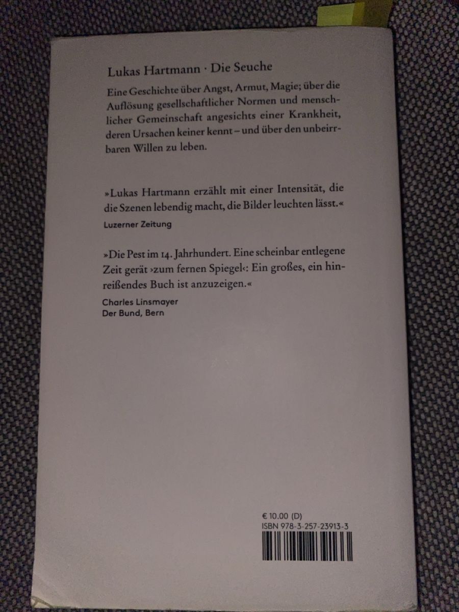 Libri: Lukas Hartmann "Die Seuche"  – Usato da Schmerikon venduto da tam_k9vb 1