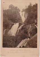 Foto auf Karton: Reichenbachfälle (W. England, Photo)