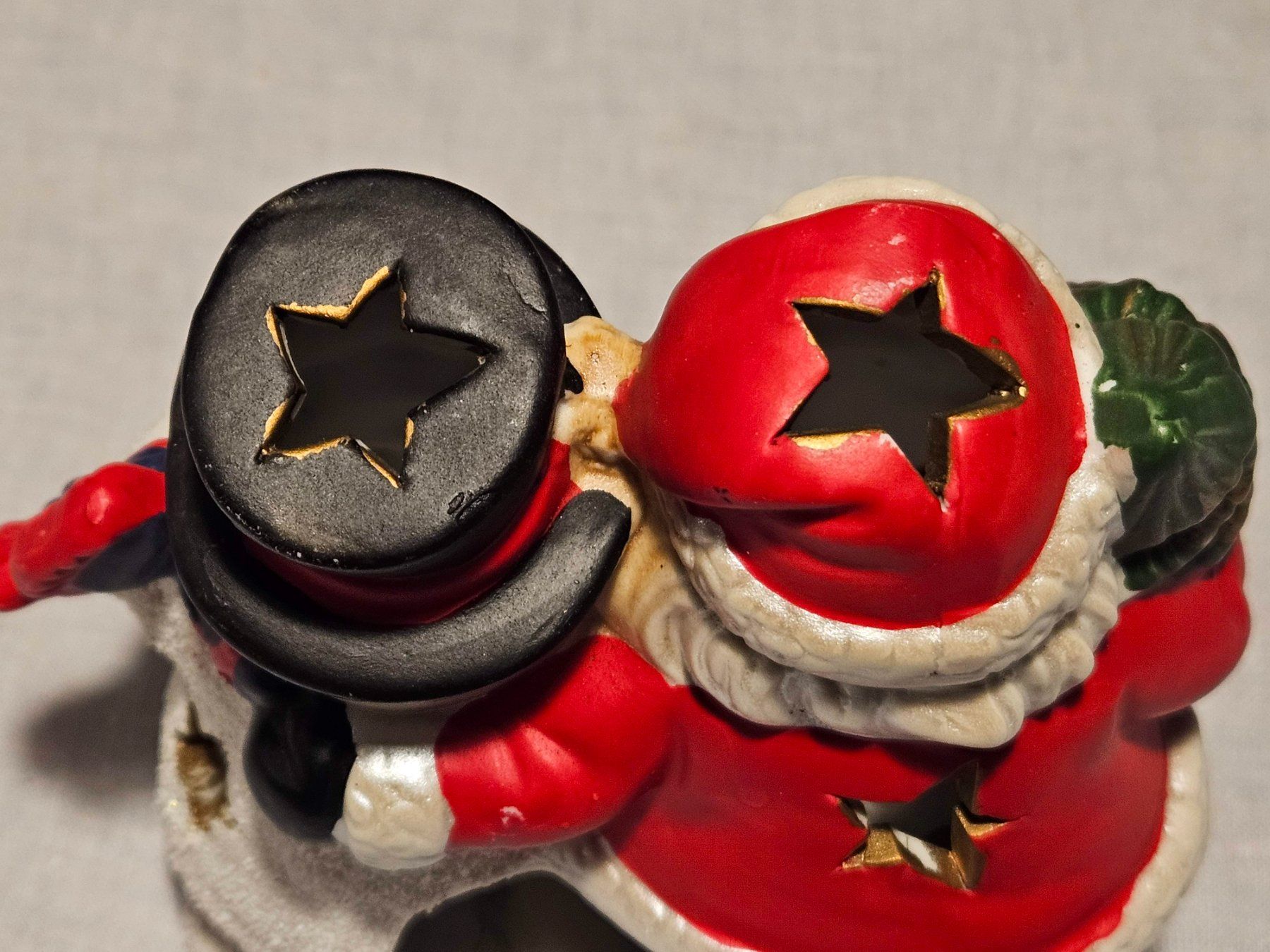 Figuren: Weihnachtsdeko: Samichlaus & Schneemann Teelichthalter – Gebraucht aus Wettingen von Sk8ertomda 3