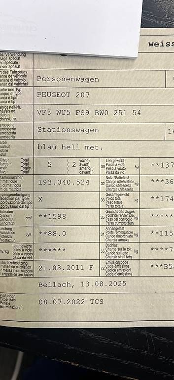 Autos: Peugeot 207 – Gebraucht aus Regensdorf von nabil78 4