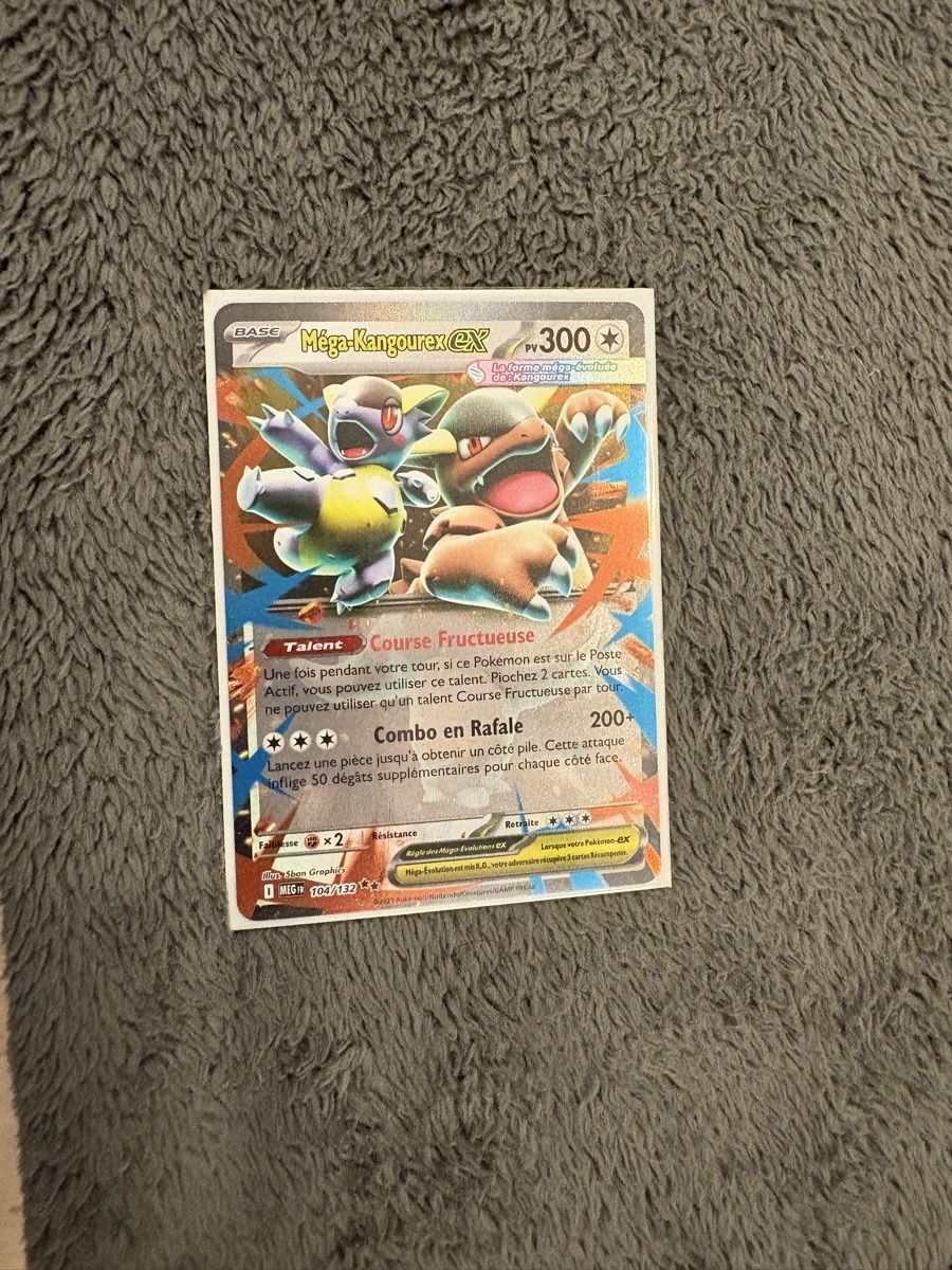 Pokémon Sammelbilder & Trading cards: Carte Pokemon Méga-Kangourex EX FR – Neu (gemäss Beschreibung) aus Cugy FR von K78