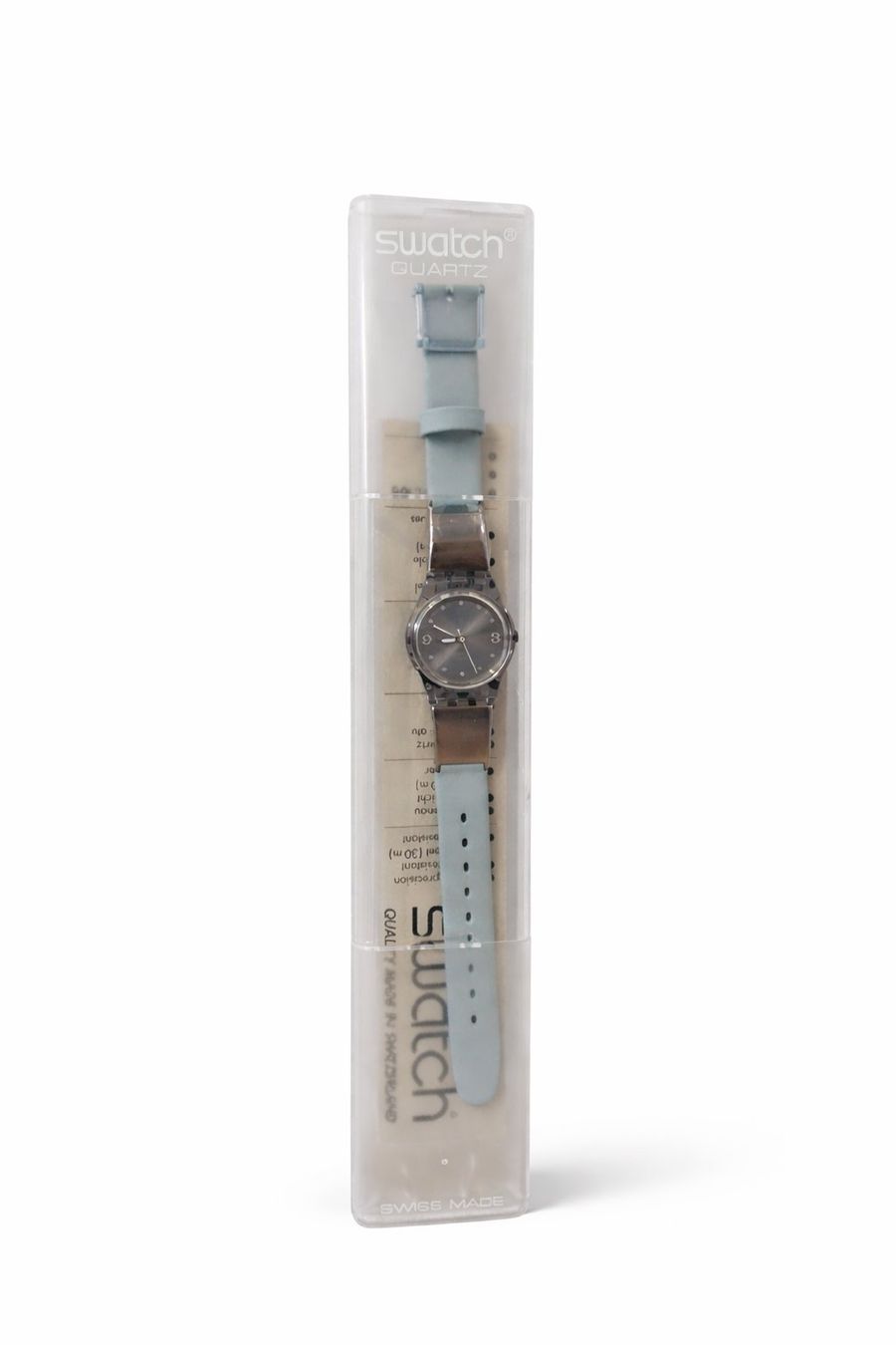 Swatch Orologi: Like New Swatch Watch: Silver & Blue Details – Usato da Zürich venduto da TrainLine