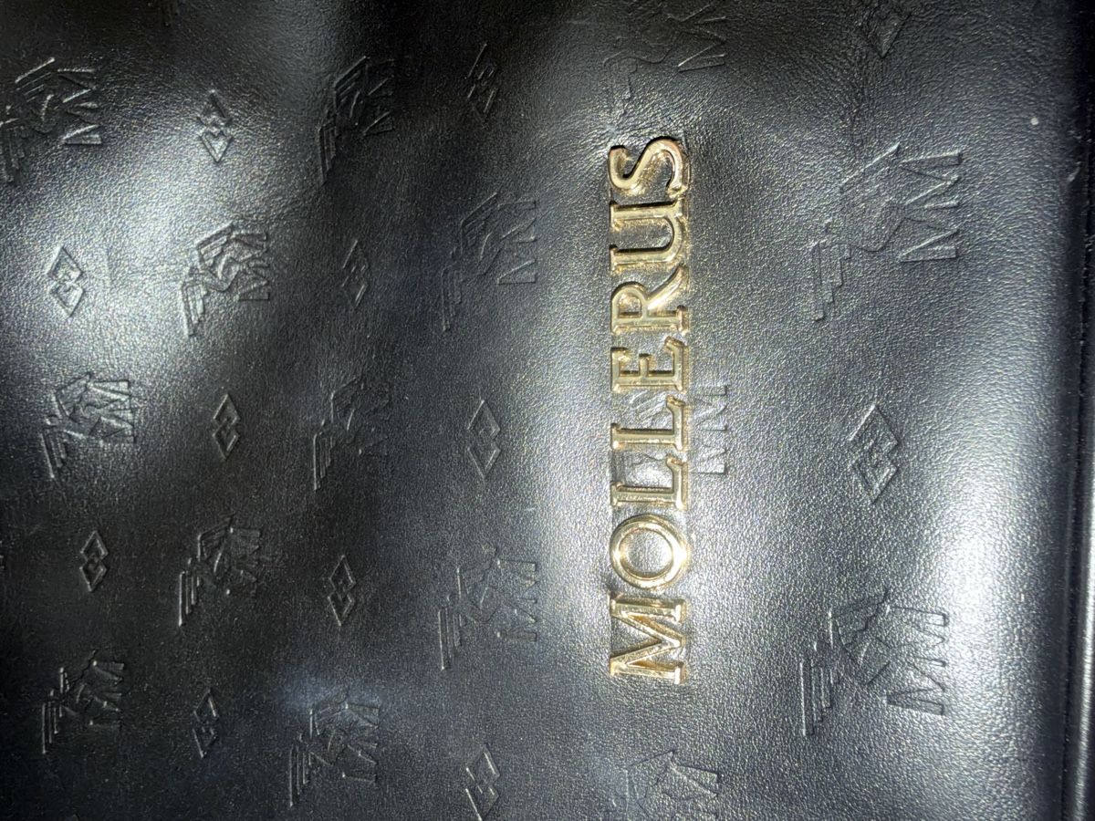 Maison Mollerus Borse da donna: Maison Mollerus Beuteltasche schwarz mit Logo Muster – Usato da Richterswil venduto da cob_f6jl 3