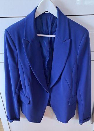 Chic blazer bleu cobalt