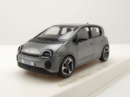 Renault Twingo IV E-Tech seit 2026 grau met. / schwarz  1:43