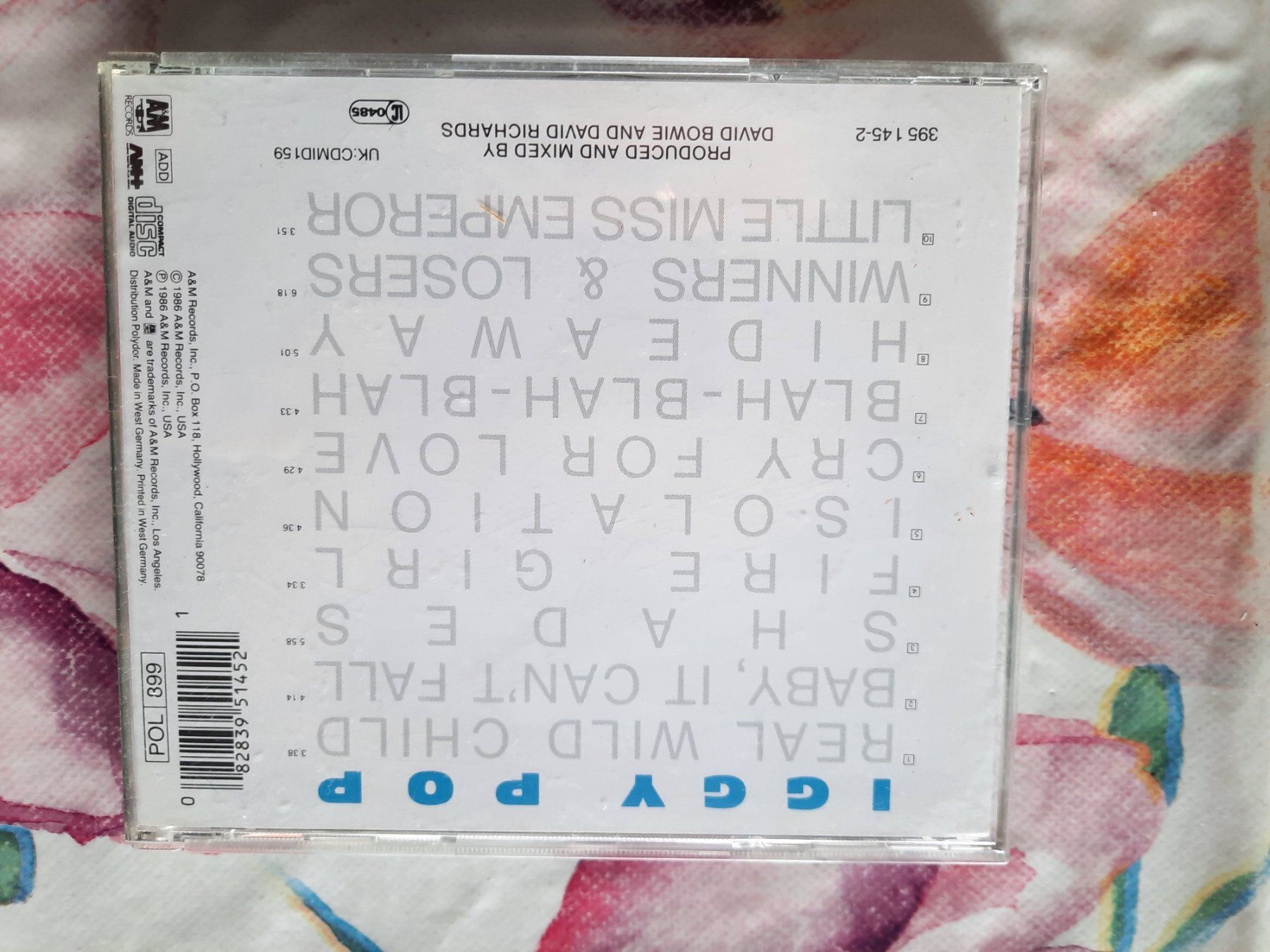 CD: CD Iggy Pop - Blah Blah Blah – Usato da Pully venduto da bro_n52j 1