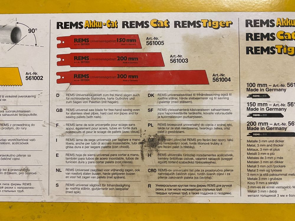 REMS Säbelsäge Tiger ANC VE Set, 560027, 560027