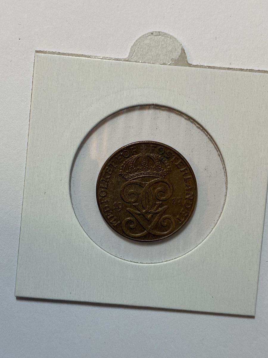 Tutti le monete: Suede - 2 Ōre - 1937 – Usato da Payerne venduto da Mike1682 1