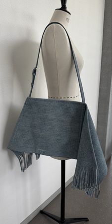 LAST CHANCE! JW Anderson Blue Medium Scarf Bag, NEW!