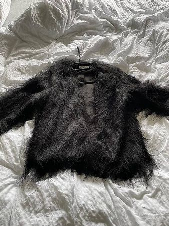 Jacke schwarz Zara Grösse S