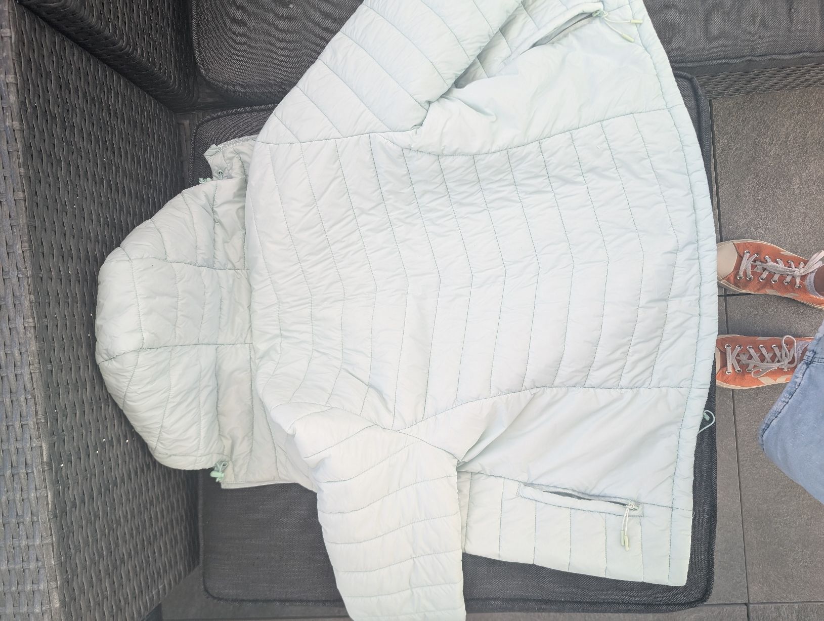 Manor Giacche: MANOR Lightweight quilted jacket mint hood like new – Nuovo (secondo la descrizione) da Chur venduto da aur_s5mj 2