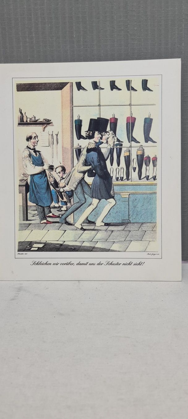 Grafica & Litografie: Der Schuh in der Karikatur, Lithographie – Usato da Sins venduto da sagitarius58 4