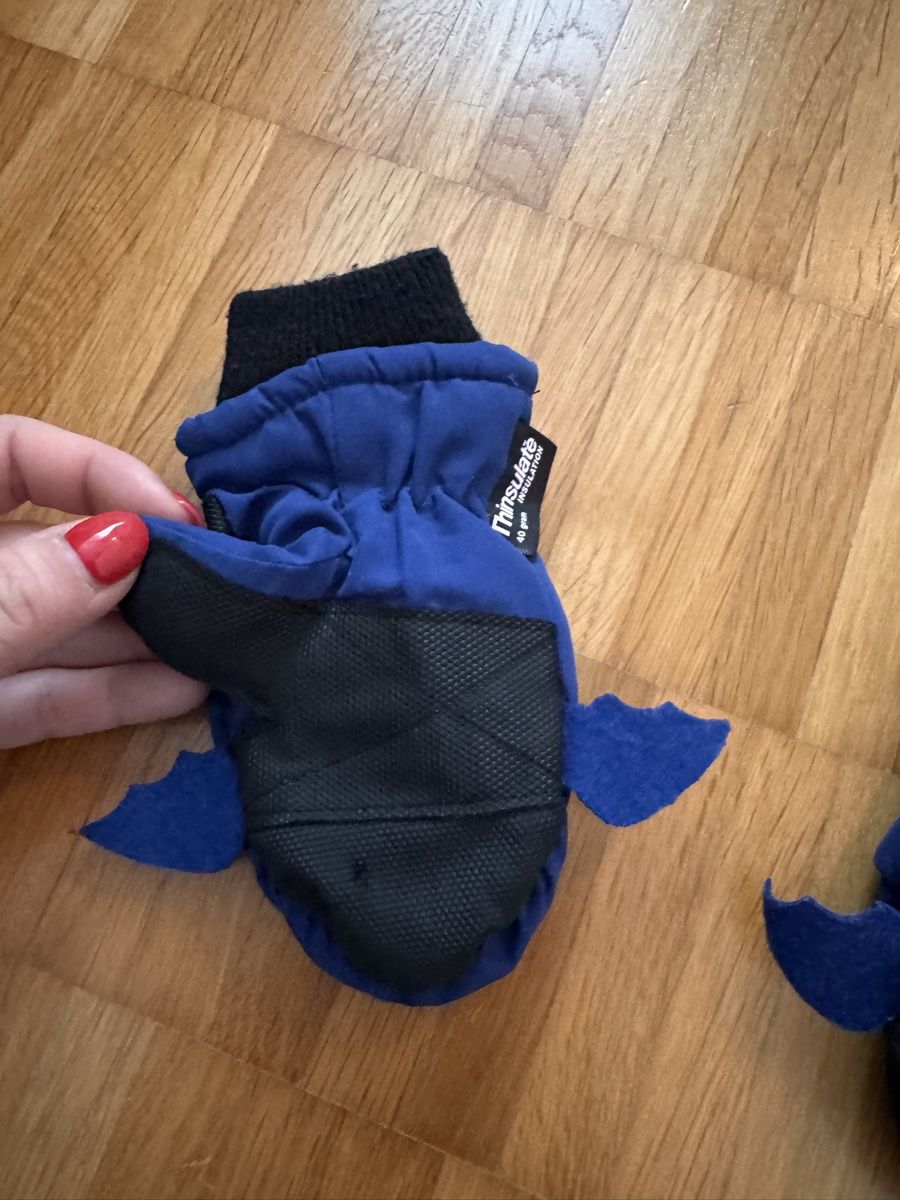 Guanti: Winterhandschuhe, Drache blau, Gr 4-5 Jahre  – Usato da Jona venduto da Good_luck1_ 2