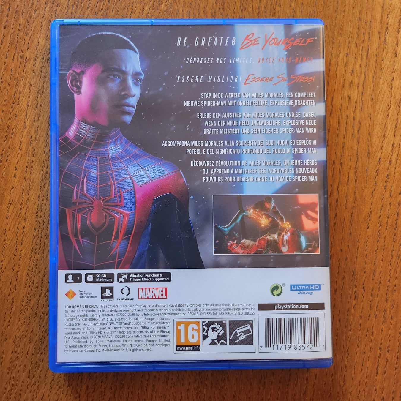 Spiele: PS5 Marvel Spider-Man Miles Morales - Excellent état – Gebraucht aus Bavois von  3