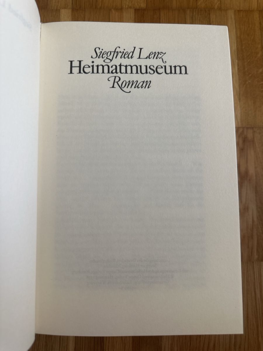 Libri: Heimatmuseum von Siegfried Lenz  – Usato da Hinteregg venduto da JLTV1 1