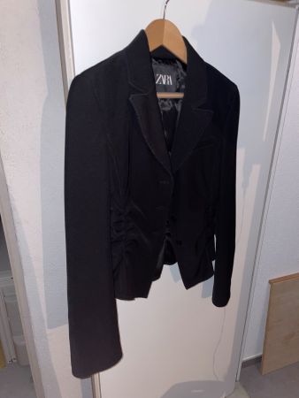 ALLES RAUS Damen Blazer Schwarz Grösse S