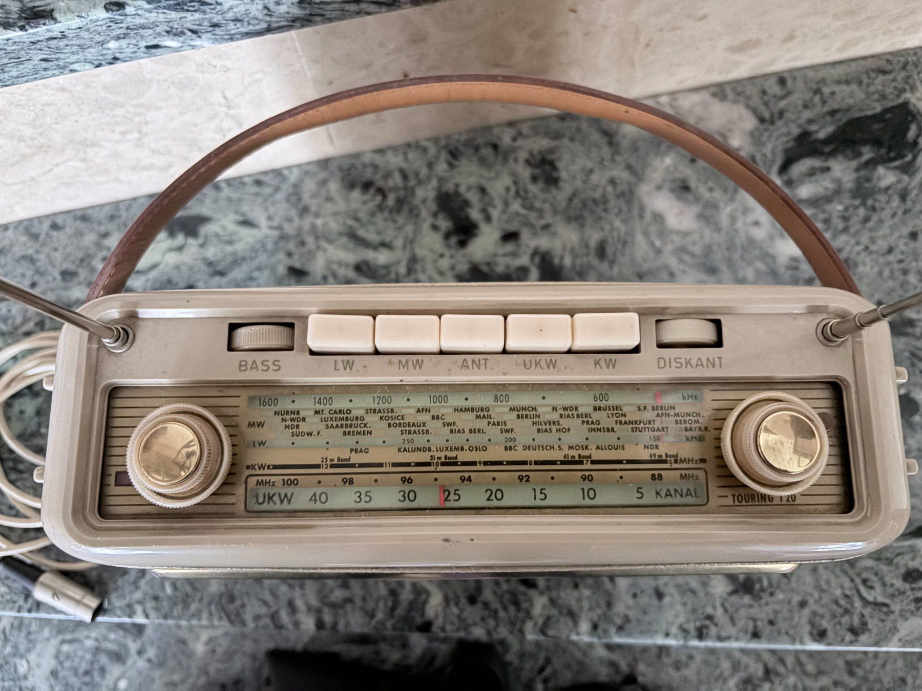 Schaub Lorenz Radio: Historisches Transistorradio Schaub -Lorenz 1960/61 – Usato da Zürich venduto da TWA_vieve 2