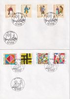 Lot 5 Briefe PP Satz Bethlehem Sonderstempel 1990-94