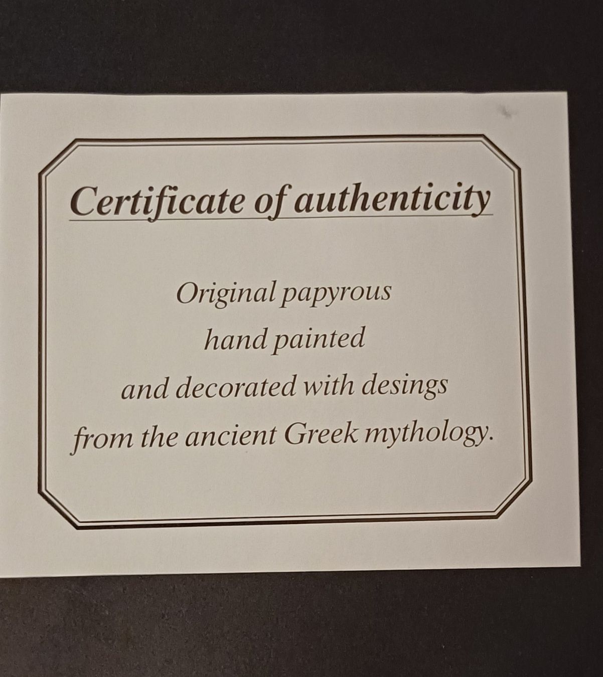 Foto & Immagini: Ägyptischer Papyrus im Rahmen 2 – Nuovo (secondo la descrizione) da Alpnach Dorf venduto da jkp_k62jg 2