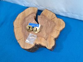 2 Möbel Schlüssel Rosetten, Messing (LOT2825#MBS3)