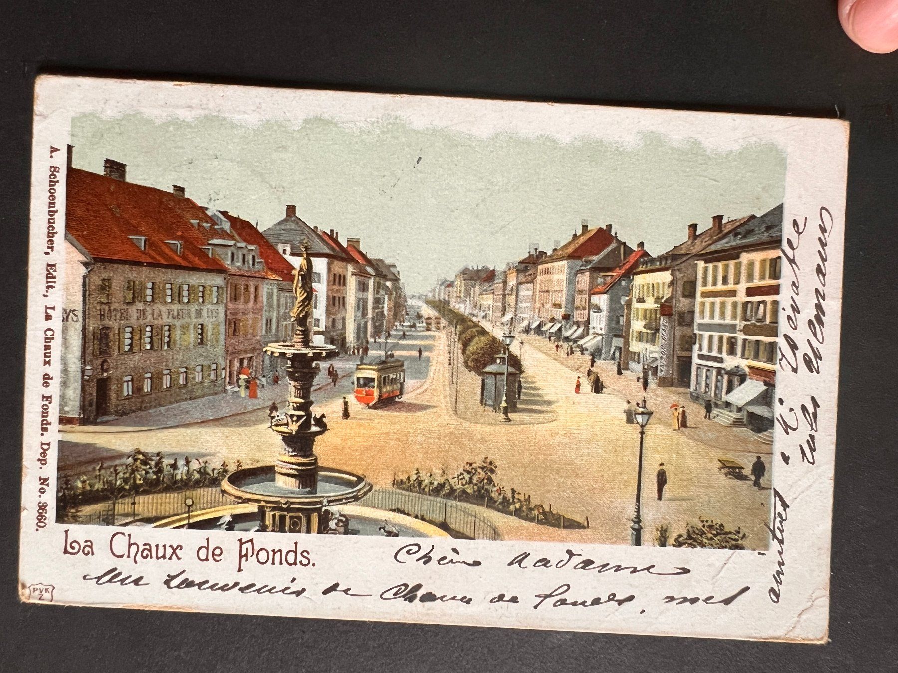 Cartoline postali: Postkarte Thun 1903  (P165) – Usato da Hinwil venduto da Sidi4