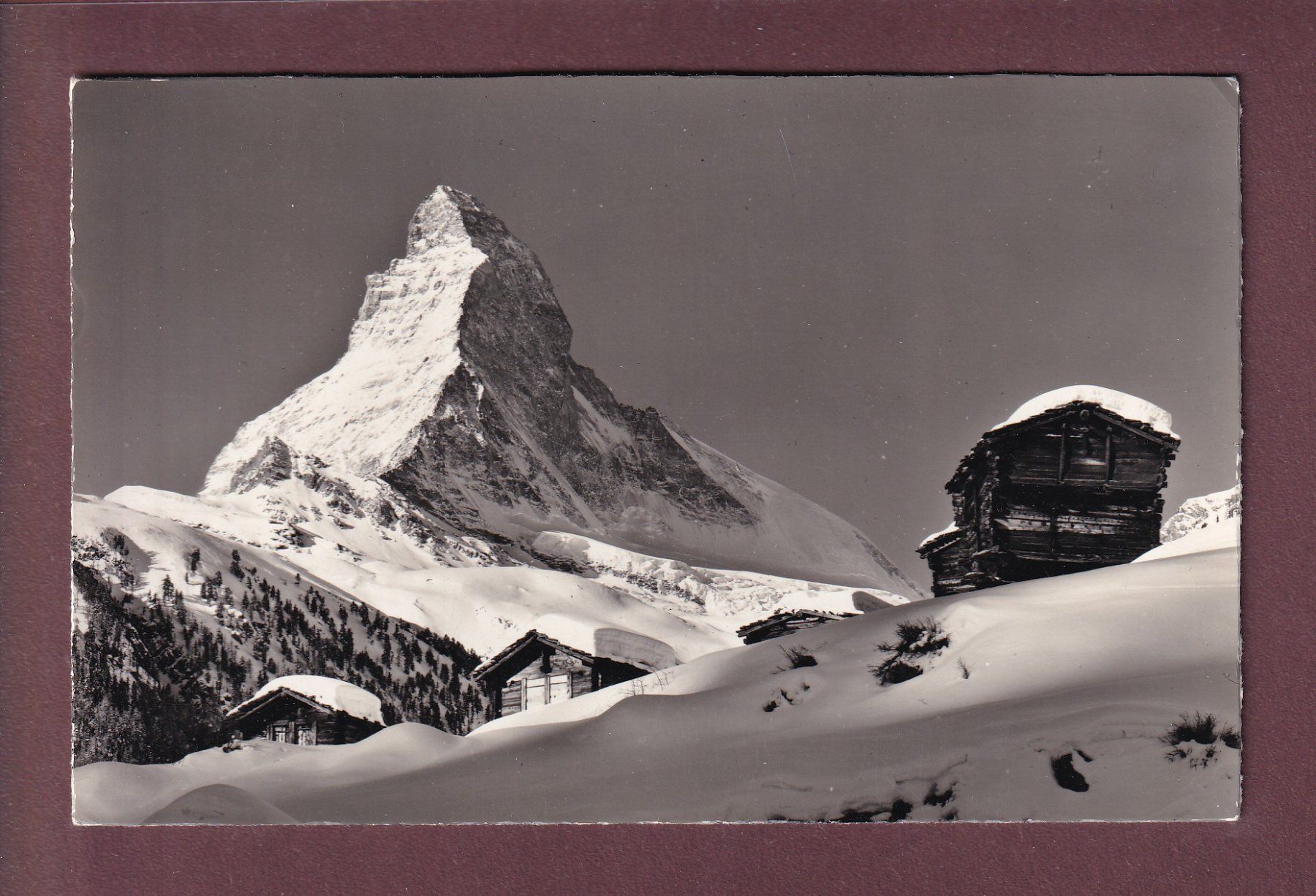 Cartoline postali: Bei Zermatt - MATTERHORN - 1959 – Usato da Pully venduto da nicecards