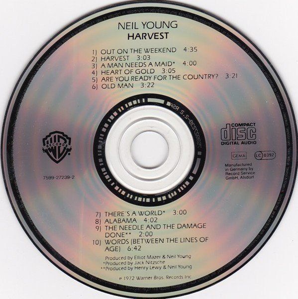 CDs: Neil Young - Harvest – D'occasion à Unterbäch par fiqsa 2