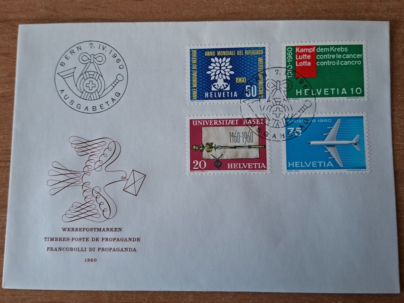 Alle Briefmarken: F0351 - FDC Propagande 1960 – Gebraucht aus Trélex von Phil_Albert