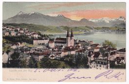 Luzern und der Rigi 1904