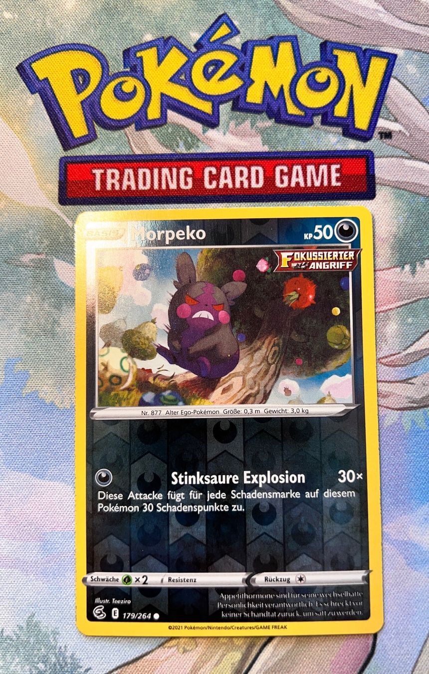 Karten: Morpeko Reverse Holo Fusions Angriff 179/264 – Gebraucht aus Sempach von R-G