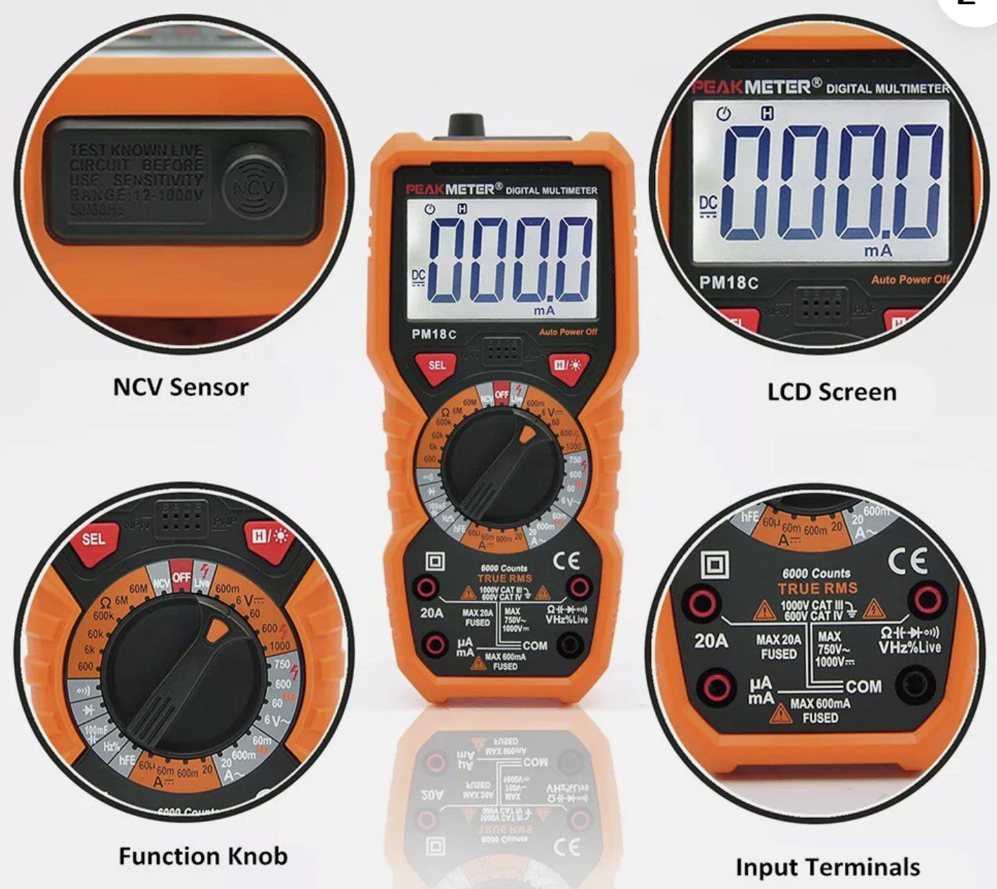 Misurare: Digital Multimeter Peakmeter PM 18C Fabrikneu in OVP – Nuovo e nell'imballaggio originale da Horw venduto da Arta20000 3