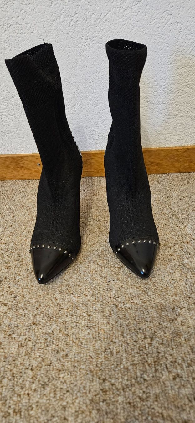 Damenschuhe: Schwarze Damen Stiefel Gr. 37 – Gebraucht aus Kloten von Kloten1 2