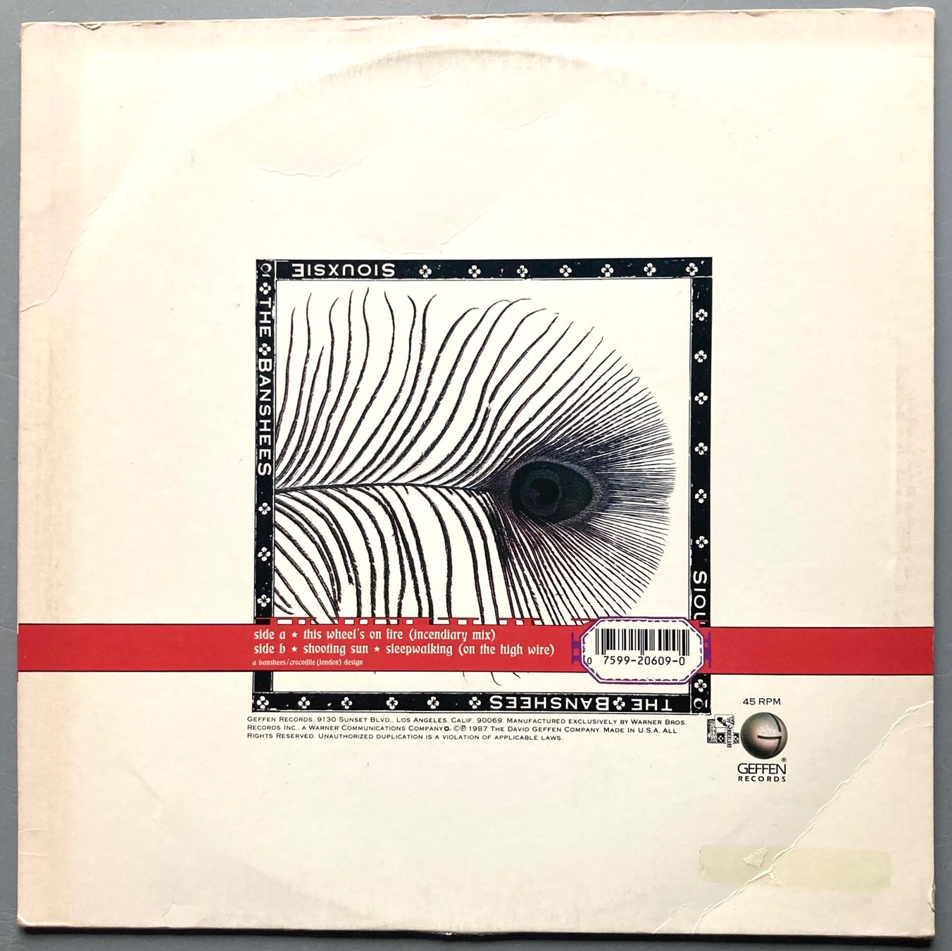 Vinyles: SIOUXSIE & THE BANSHEES - THIS WHEEL'S ON FIRE – D'occasion à Poliez-Pittet par Newtown-Records 1