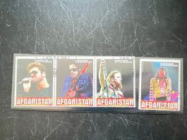 1999 Afghanistan Michael Jackson Stamps illegal  (A187)