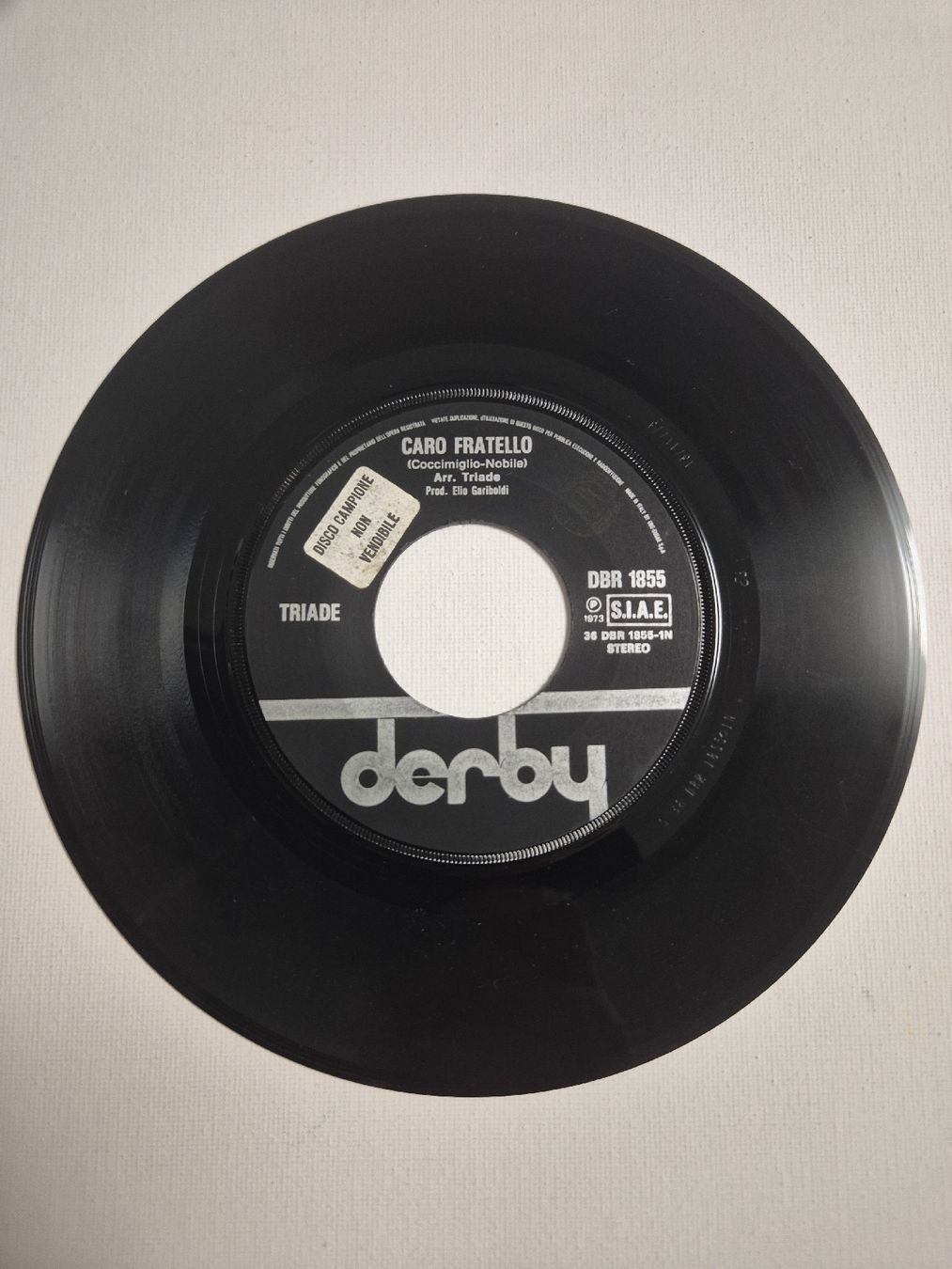 Dischi in vinile: Triade -  Caro Fratello  - Single 7  – Nuovo (secondo la descrizione) da Uster venduto da newwave0 3
