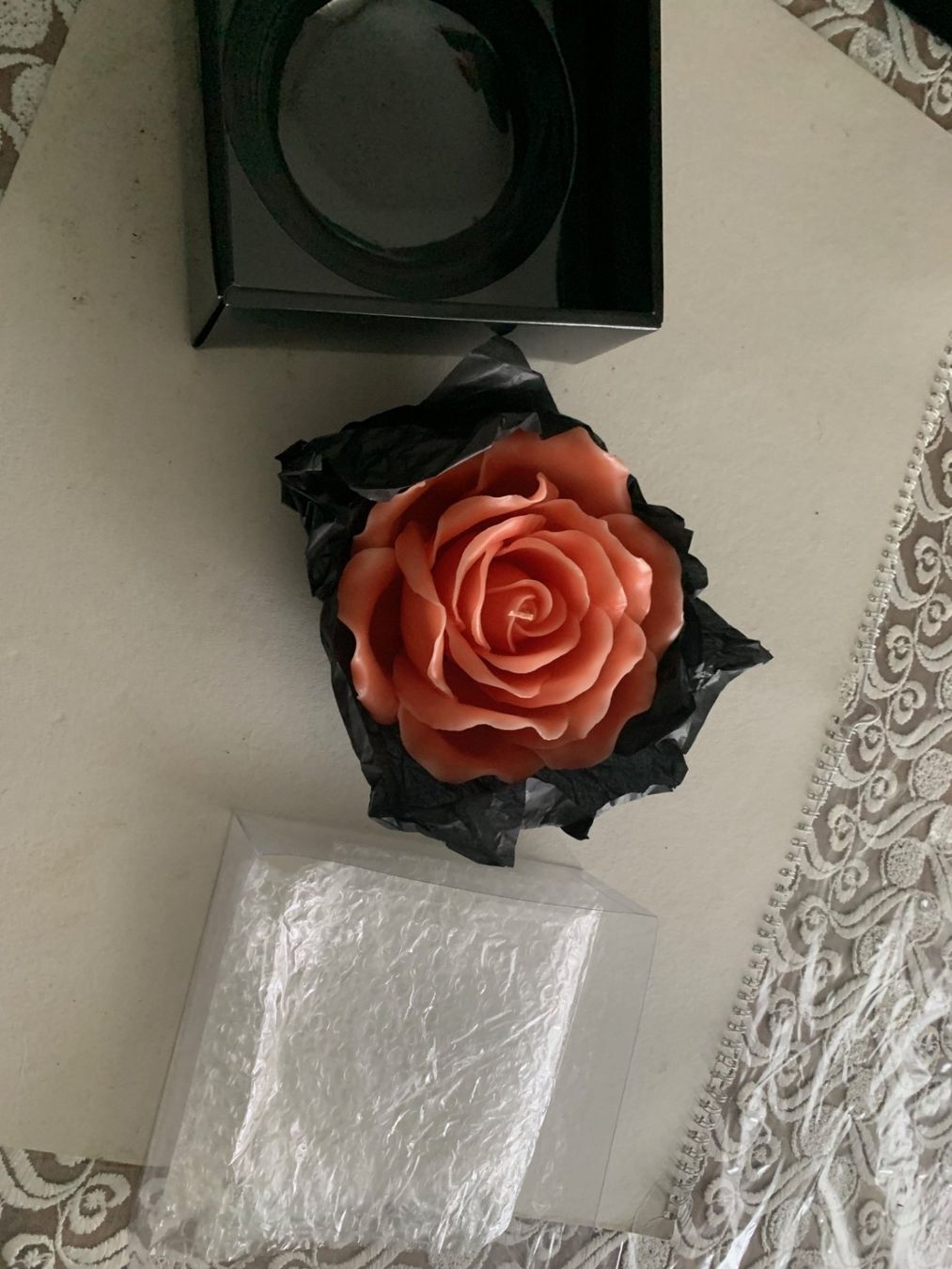 Partylite Candele: Handgefertigte Rose, Duftkerze, neu im Karton, Geschenkidee – Usato da Emmen venduto da newcar4you 4