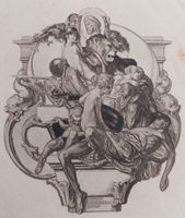 Exlibris Franz von Bayros - Heliogravur Erotik