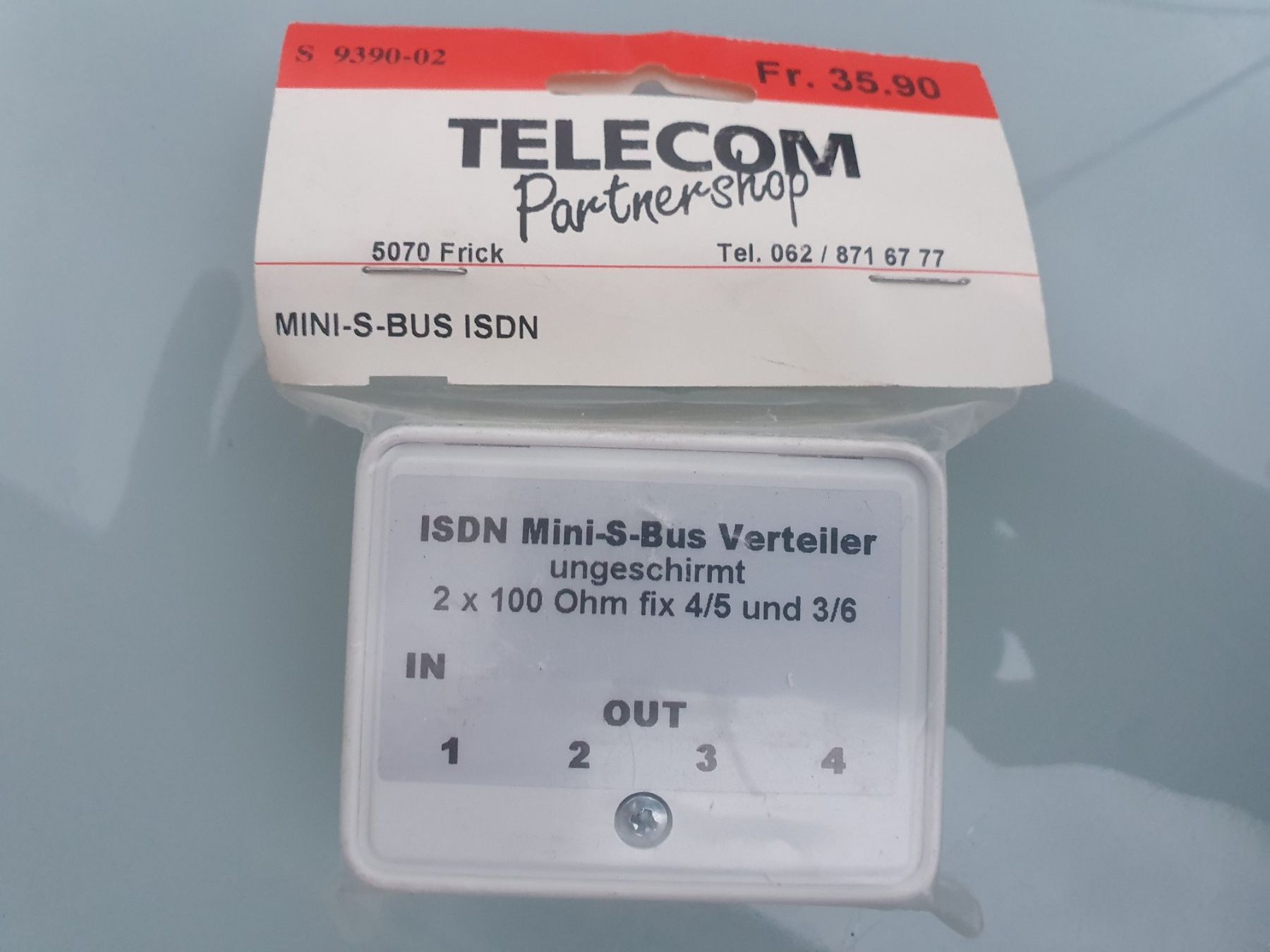 Unità & Adattatore: ISDN Mini S-Bus Mini-S-Bus Verteiler 4 Ports – Nuovo e nell'imballaggio originale da Zürich venduto da Alibaba1234
