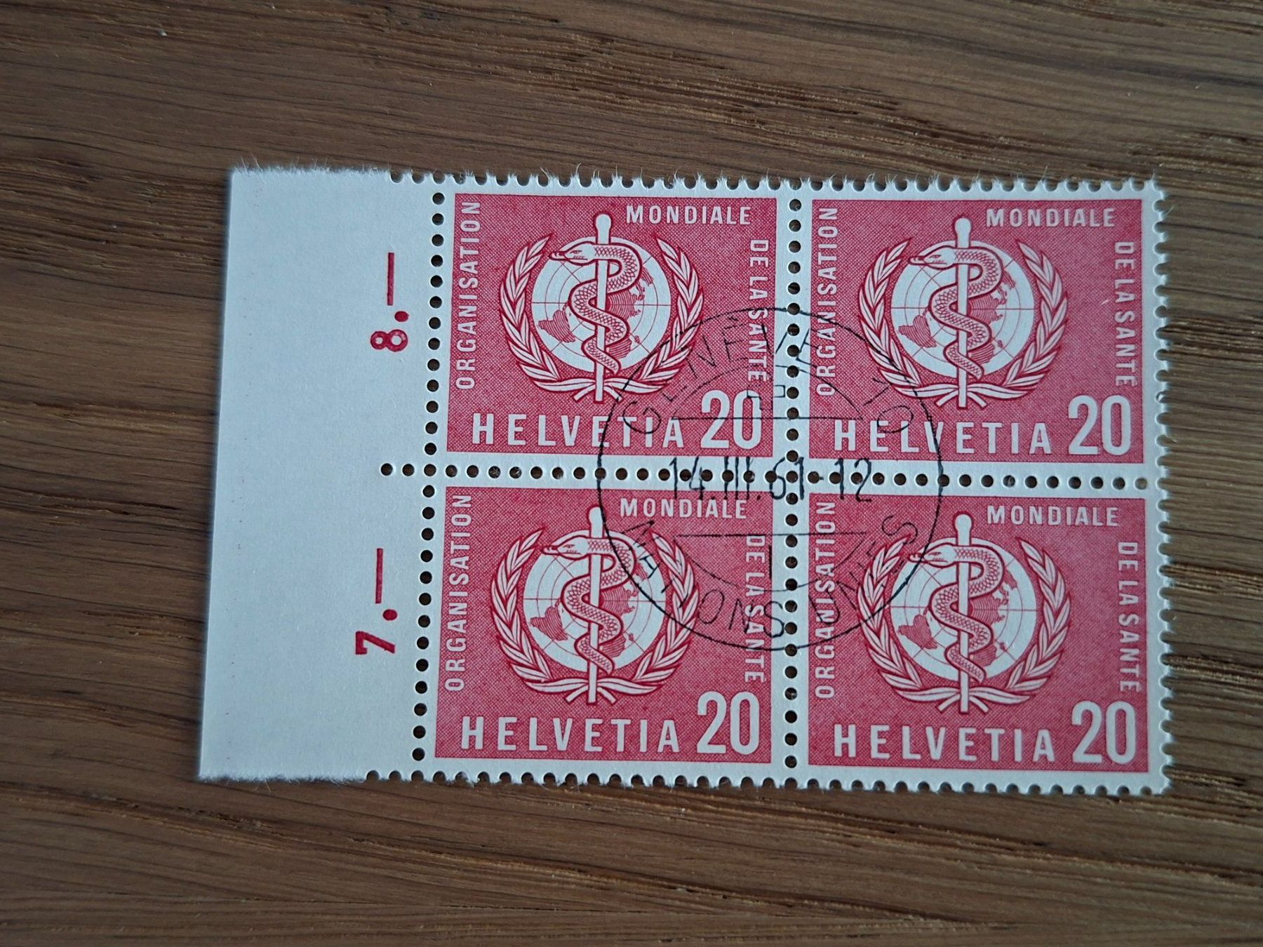 Tutti i francobolli: Dienstmarken: 4er Blocks: OMS – Nuovo (secondo la descrizione) da Hinterkappelen venduto da 1399 2