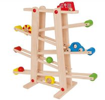 Kinderspielzeug Kugelbahn Rollbahn aus Holz (von Eichhorn)
