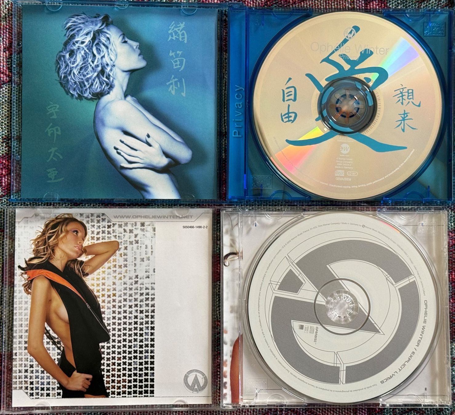 CD: Ophélie Winter 4 CD Bundle No soucy Soon Privacy Explicit – Usato da Aarau venduto da 80sAngel 3