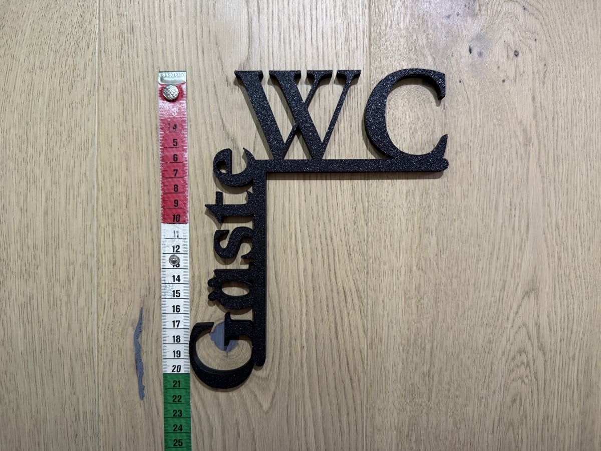 Schilder: Schild „Gäste WC“ – Neu und originalverpackt aus Bichelsee von straub87 1