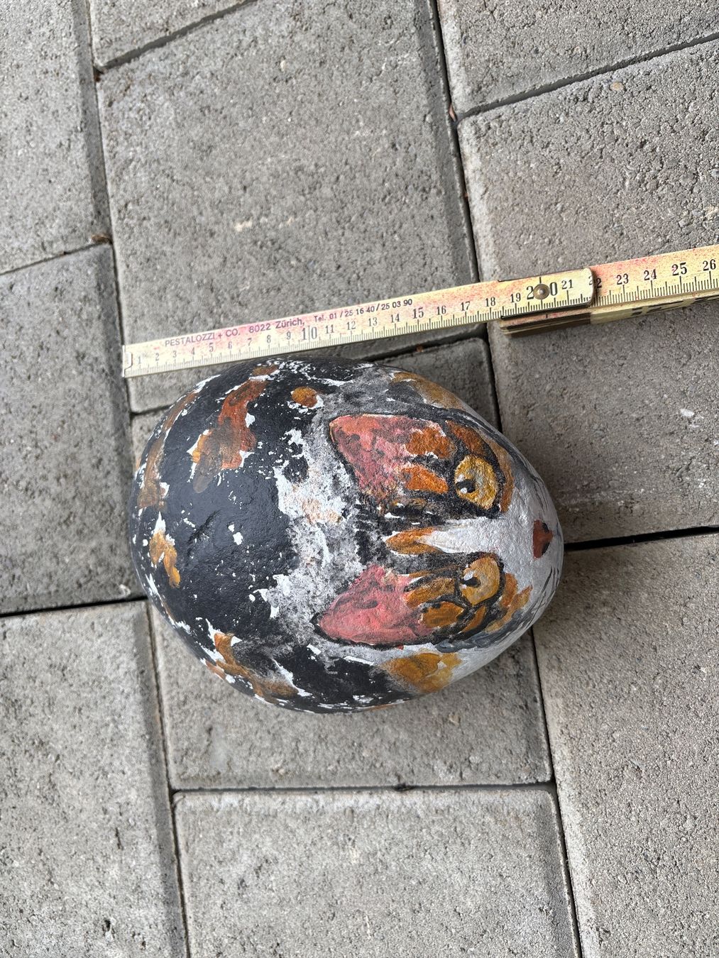 Tutte le decorazioni: Einzigartiger Glücks-Stein, bemalte Katze, Deko-Objekt – Usato da Bülach venduto da Jackybabue 5