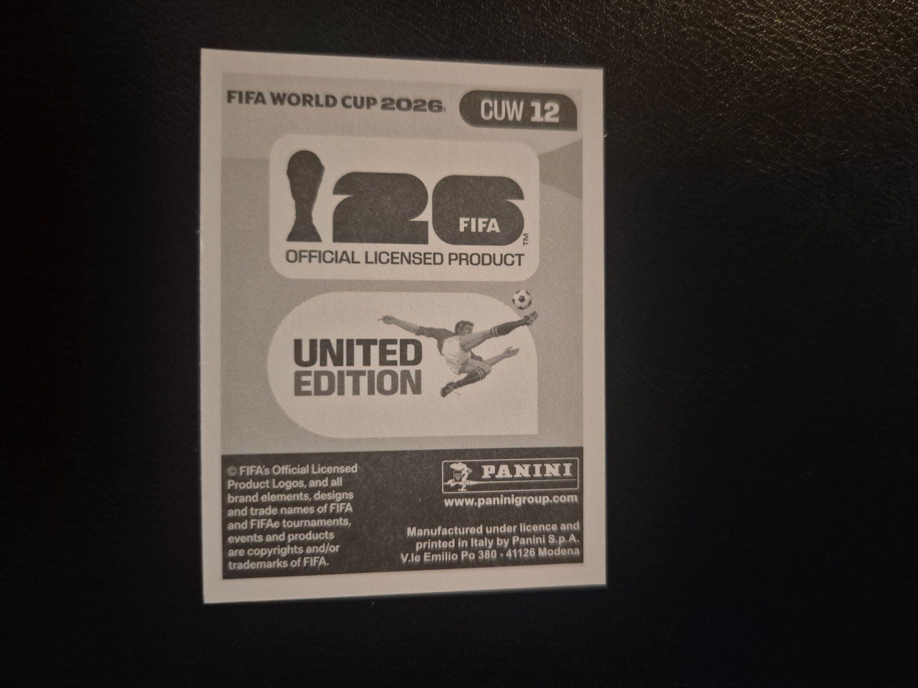 Panini Carte collezionabili: Panini WM 26 CUW 12 – Nuovo (secondo la descrizione) da Rorschacherberg venduto da AJ3108 1