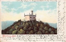 Schloss Wartburg-Säli, gelaufen 1902