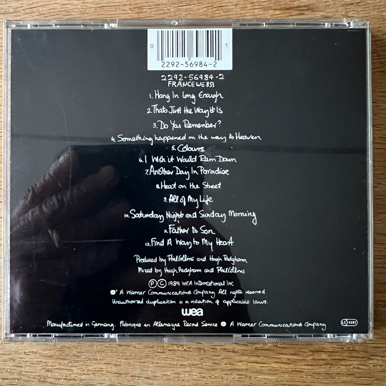 CDs: Phil Collins - .. But Seriously / 1. EU-Press. 1989 – Gebraucht aus Gais von soundcave57 1