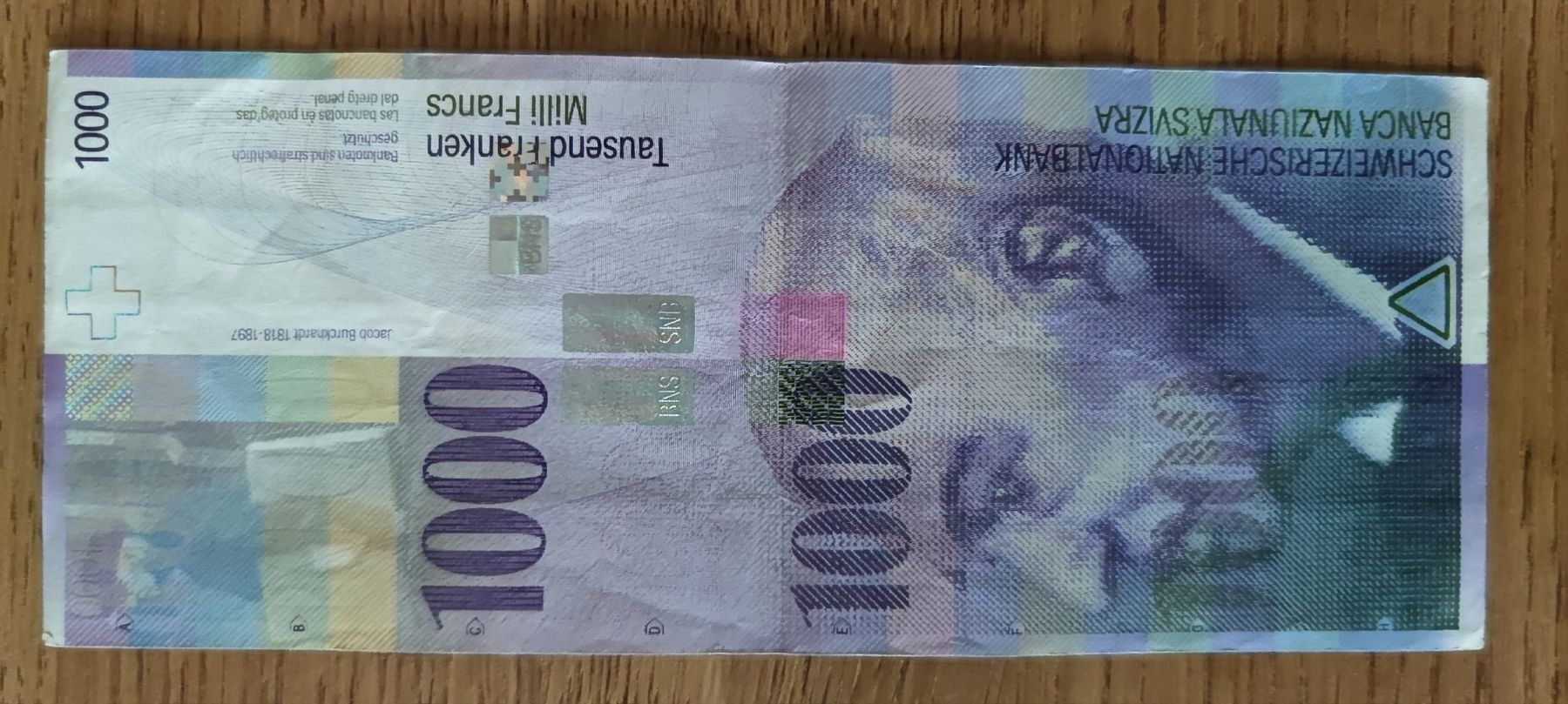 Billets de banque: 1000er Note Serie 8 – Neuf (Voir description) à Tegerfelden par fige03