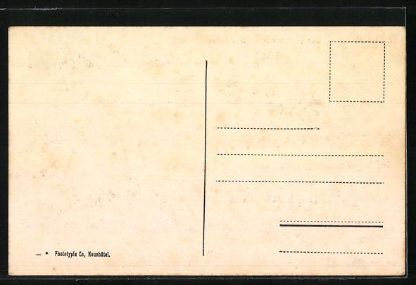 Cartoline postali: Valangin, Vue générale et le Val-de-Ru – Usato da Berlin venduto da bartko-reher 1